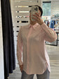 Zahjr - Camicia in popeline con pietre applicate - Giugioshop
